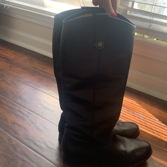 FRYE Melissa Button Tab Knee High Boot - Picture 2 of 6